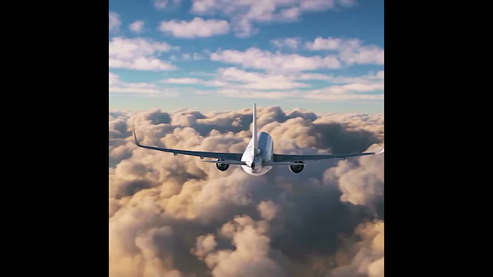 Plane above the clouds