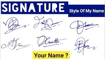 ✅ Signature Style Of My Name | Episode 02 | Signature Expert | How to make signature