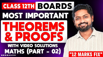 THEOREMS & PROOFS MATHS With SOLUTION PART - 02 | GanitAnk | #theorems #boards #ganit_ank #proofs