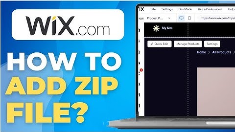 How To Add Zip File To Wix