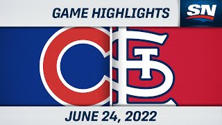 MLB Highlights | Cubs vs. Cardinals - June 24, 2022