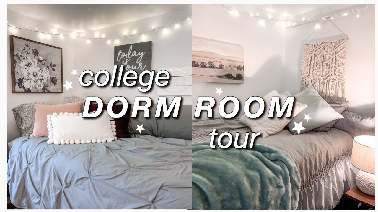 COLLEGE DORM ROOM TOUR 2020 🌿