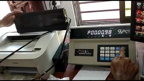 External display settings within Weighing Bridge Indicator by Care International Scale