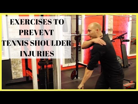 Exercises to prevent tennis shoulder injuries