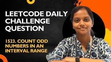 Leetcode | 1523  Count Odd Numbers in an interval Range  | Java |  Array