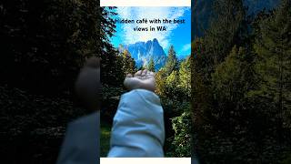 Hidden café with the best views in WA #seattle #travel #roadtrip #nature #asmr #leavenworth