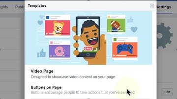 How to Change Facebook Page Template