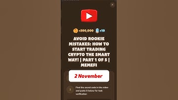 AVOID ROOKIE MISTAKES: HOW TO START TRADING CRYPTO THE SMART WAY! | PART 1 OF 5 | MEMEFI #memefi