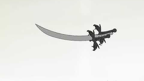 Sword Design Only Laser Cutting process, Design on solidworks sheet Metal