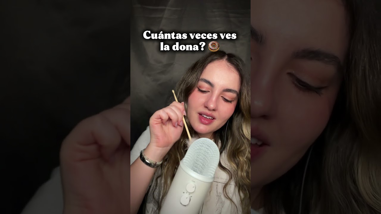 Cuántas veces ves la dona? 🍩 #asmr
