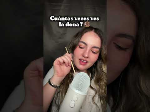 Cuántas veces ves la dona? 🍩 #asmr