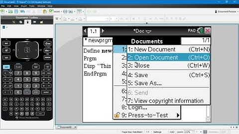 Programming and Executing