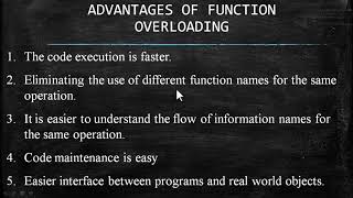 Function Overloading & Member Functions Lecture-1 Net Worth