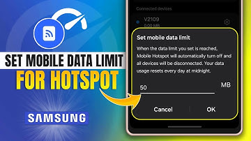 How to Set Mobile Data Limit for Mobile Hotspot on Samsung Galaxy Phones