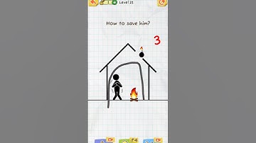 Draw to Save Level 21 #shorts #youtube #youtubeshorts #godlike #drawtosave