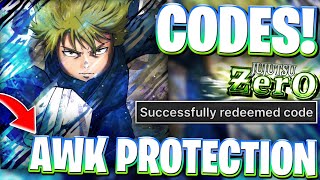 Information 🎞️*PROTECTION* ROBLOX JUJUTSU ZERO CODES | AWAKENED PROTECTION UPDATE CODES FOR JUJUTSU ZERO News