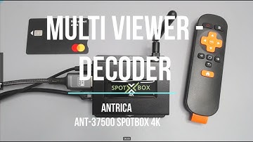 ANT-37500 Multi Viewer Decoder - Hardware overview