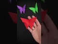 How to Make an Easy Origami Butterfly in less than 1 minute #shorts @EasyOrigamiAndCrafts