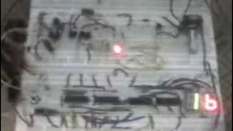 up and down counter with clock (using 74ls190 and 555 timer IC)