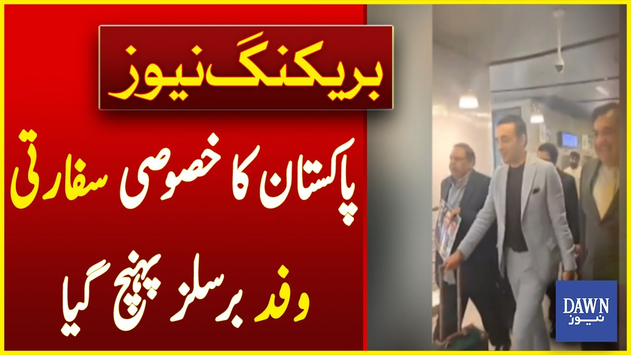 Pakistan's Special Diplomatic Delegation Arrives in Brussels | Breaking News | Dawn News