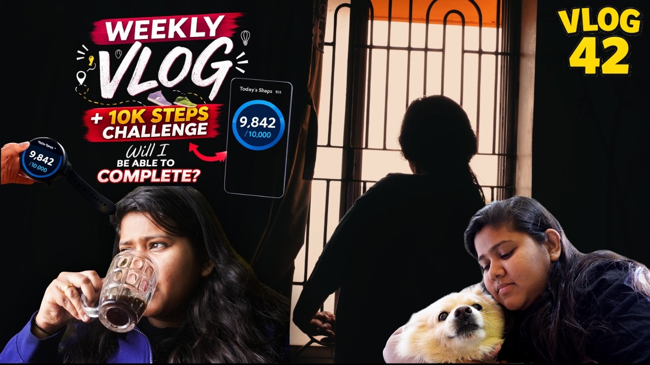 Can I Walk 10K Steps Every Day? 🚶‍♀️ | New Challenge + Morning Routine Vlog | Unscripted Priyaa | 4K