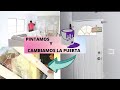 PINTANDO Y CAMBIANDO LA PUERTA DE LA MOBILE HOME !!!!