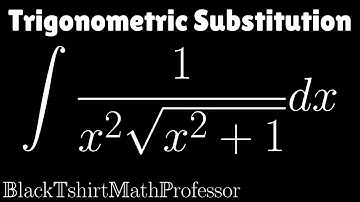 Trigonometric Substitution Problem 3 (Calculus 2)