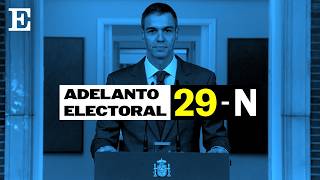 DIRECTO PROGRAMA ESPECIAL | Pedro Sánchez convoca elecciones el 29 de noviembre | EL PAÍS