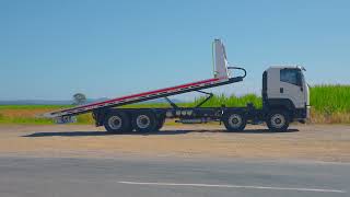 TT9200 Tilt Tray Truck on Isuzu FYJ 8x4 Euro 5 | Heavy-Duty Features & Specs
