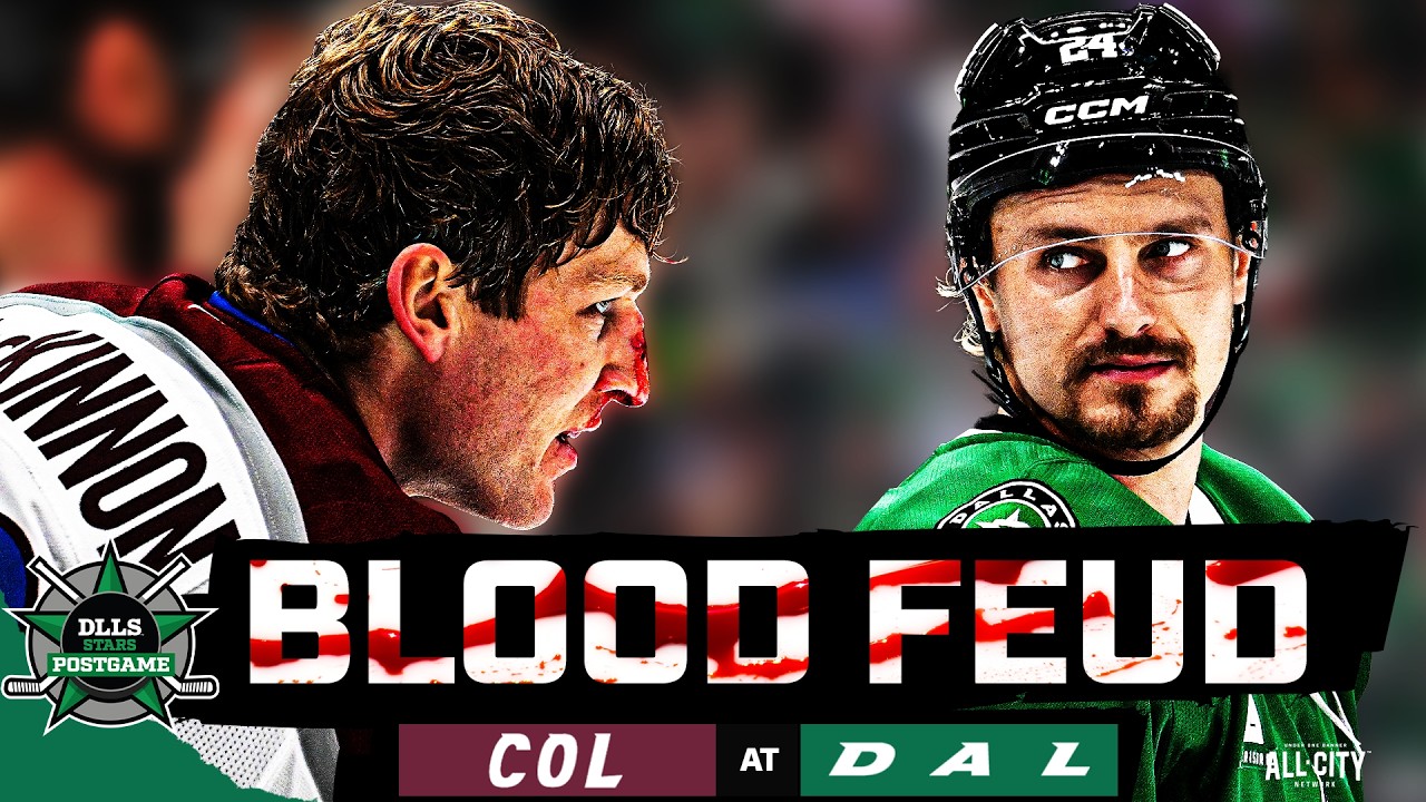 Roope Hintz Scores & Fights Nathan MacKinnon, But Stars Lose To Avs 3-2 | DLLS STARS POSTGAME