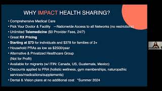 Impact Health Sharing Webinar | VP of Operations Eileen Ryan