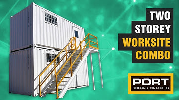 Two Storey Container Office - Port Shipping Containers