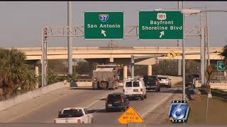 The latest: Harbor Bridge construction causes road closures