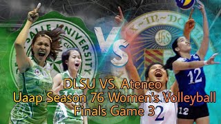 Ateneo vs. DLSU Uaap Season 76 Finals Game 3 ¦¦ RELIVE this 5 set Thriller