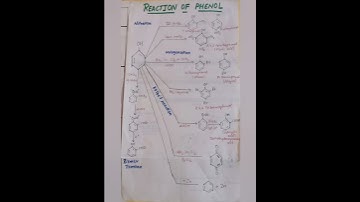 phenol preparation & reaction in one shot. 🏏