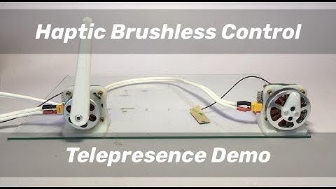 Haptic Brushless Control - Telepresence Demo - Steer by wire(less)