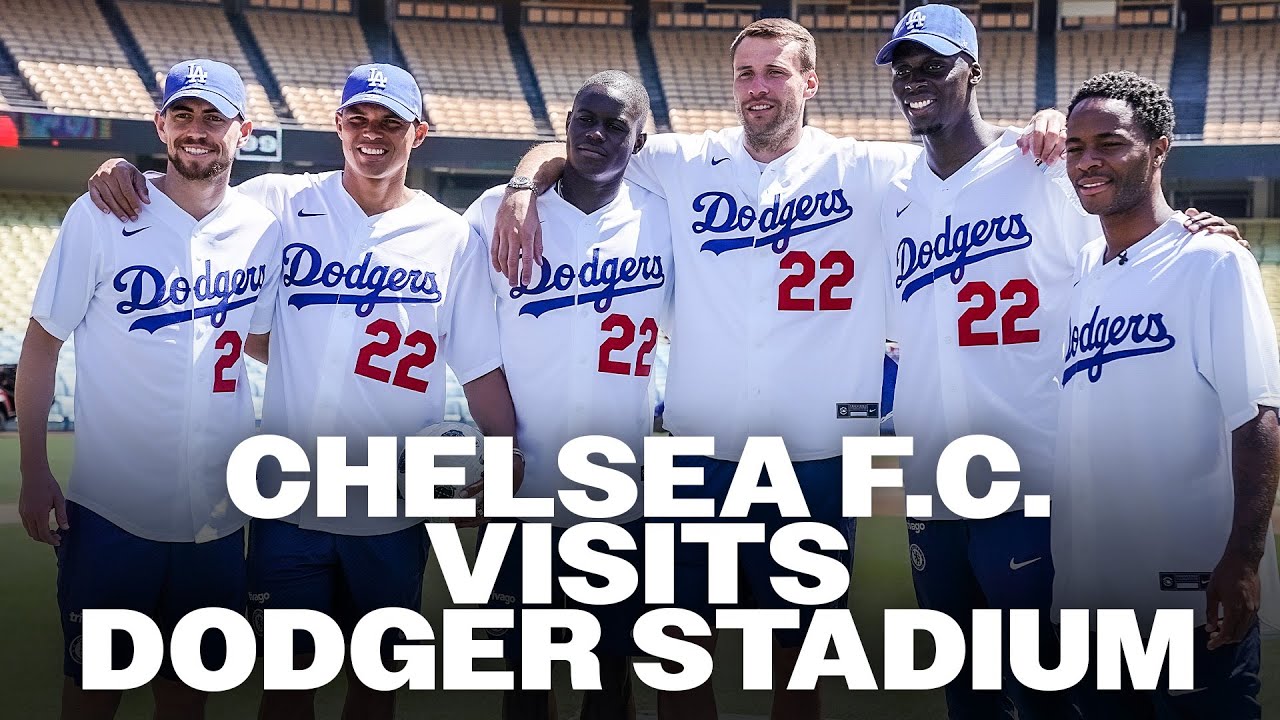 Chelsea F.C. Visits Dodger Stadium 