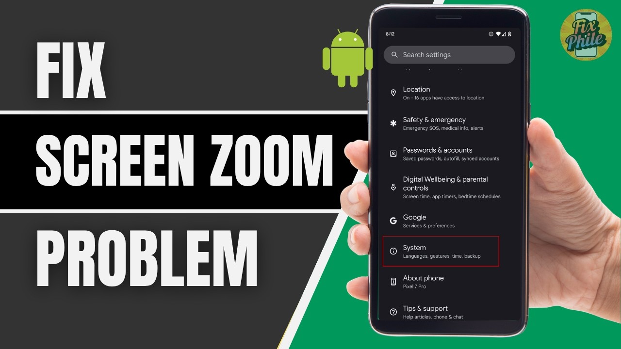 How To Fix Screen Zoom Problem In Android 2026 | Android Screen Zoomed ...