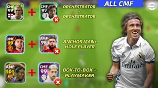Efootball 2024 All CMF Play Style Explained With Game play || efootball 24 mobile