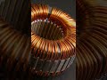 Copper Wire Transformer Coil Macro – Satisfying Engineering 🔶 #Shorts