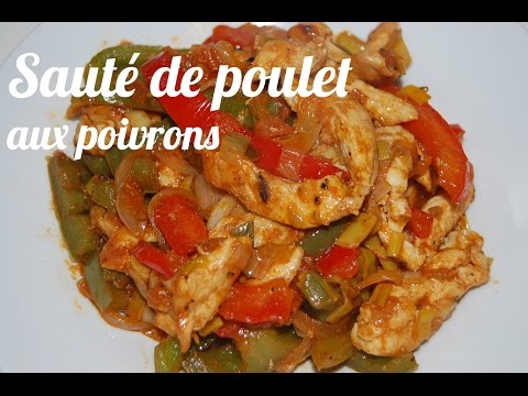 sauté-de-poulet-aux-poivrons