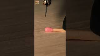 ASMR Cutting Pencil & Matchstick close-up macro #satisfying #closeup #asmr #macro