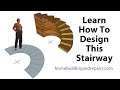 Learn How Professional Designers Layout And Design Half Circle Curved Stairways