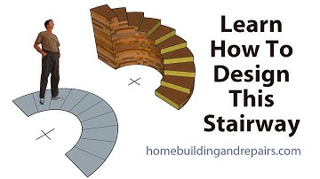 Learn How Professional Designers Layout And Design Half Circle Curved Stairways