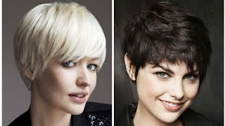 Últilmas 40 imágenes de diseño de corte de pelo corto para mujer y largo bob pixie 