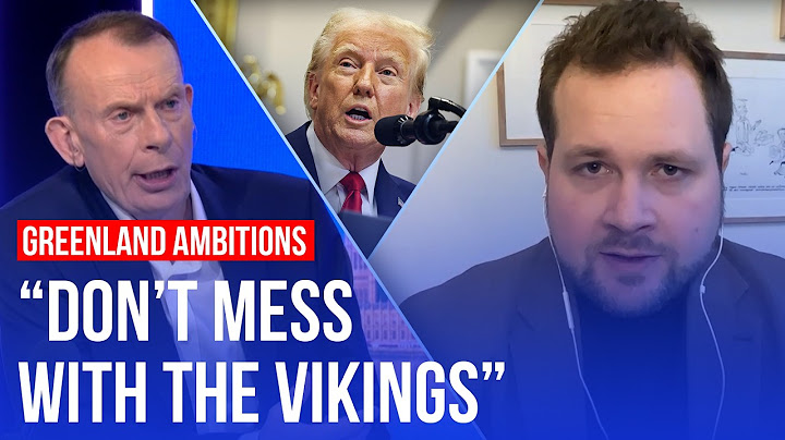 Danish politician who told Trump to F off says he doesn't regret it | LBC