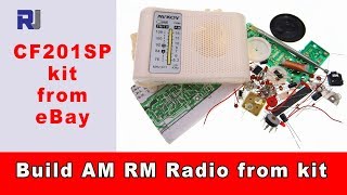 Build AM FM Radio Receiver DIY kit CF210SP