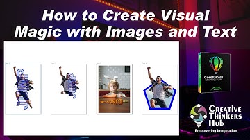 How to Create Visual Magic with Images and Text | CorelDraw | Creative Thinkers Hub | Huzefa Tapia