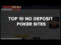 Top 10 No Deposit Poker Sites - YouTube