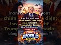 Iran dọa kích hoạt chiến tranh toàn diện; Israel lo thất thế; Trump nhắm Canada #shorts | SWT-TV